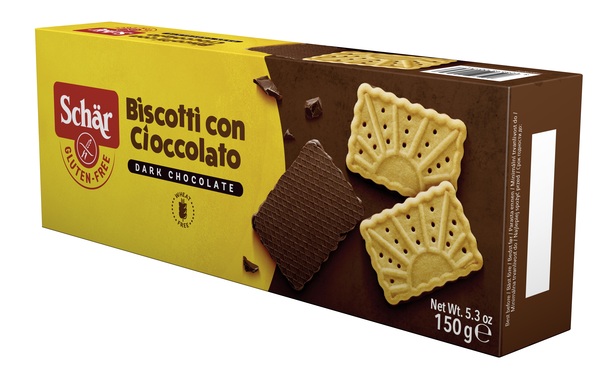 SCHAR BISCOTTO CON CIOCCOLATO DARK CHOCOLATE 150 G - dottorbianchi.it