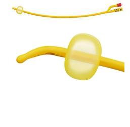 CATETERE FOLEY A MEDIA PERMANENZA  RUSCH GOLD PLUS A 2 VIE IN SILKOLATEX LATTICE-SILICONE PER ADULTO CH12 LUNGHEZZA 40 CM PUNTA CILINDRICA A 2 FORI PALLONCINO 5-15 ML 1 PEZZO - dottorbianchi.it