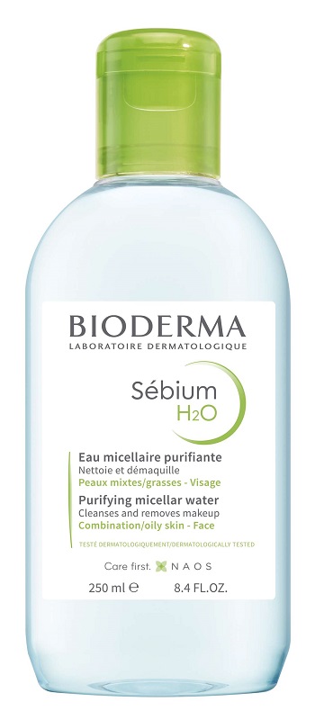 SEBIUM H2O DETERGENTE STRUCCANTE PELLE MISTA 250 ML - dottorbianchi.it