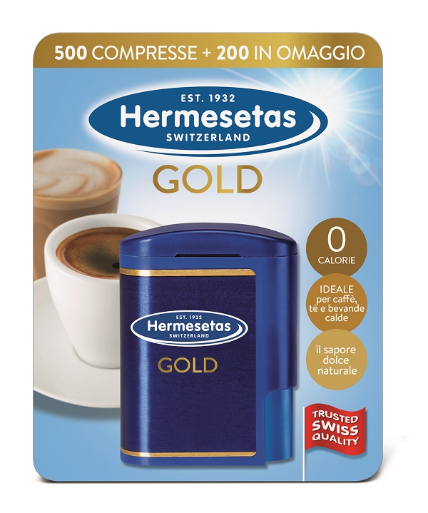 HERMESETAS GOLD 500+200 COMPRESSE 35 G - dottorbianchi.it