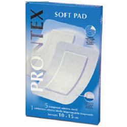 GARZA COMPRESSA PRONTEX SOFT PAD AUTOADESIVA 10X15CM 6 PEZZI - dottorbianchi.it