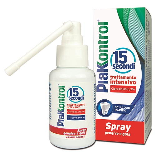 PLAKKONTROL 15 SECONDI COLLUTORIO SPRAY 50 ML - dottorbianchi.it