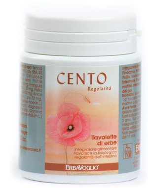 CENTO LASSATIVO ERBE 100 TAVOLETTE - dottorbianchi.it