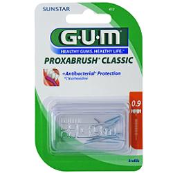 GUM PROXABRUSH CLASSIC 412 SCOVOLINO INTERDENTALE 8 PEZZI - dottorbianchi.it