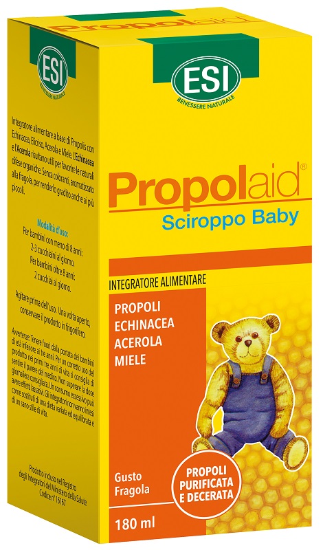 ESI PROPOLAID PROPOLBABY SCIROPPO 180 ML - dottorbianchi.it