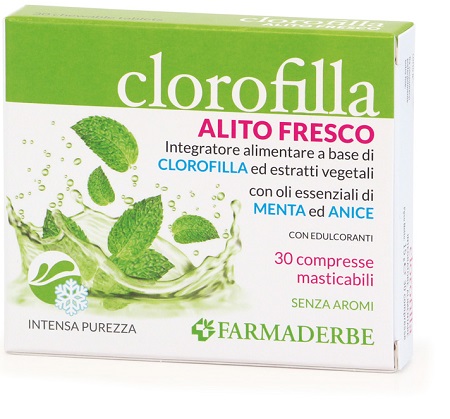 CLOROFILLA BREATH PURIFING 30 COMPRESSE MASTICABILI - dottorbianchi.it