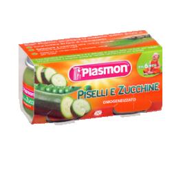 PLASMON OMOGENEIZZATO PISELLI ZUCCHINE 80 G X 2 PEZZI - dottorbianchi.it
