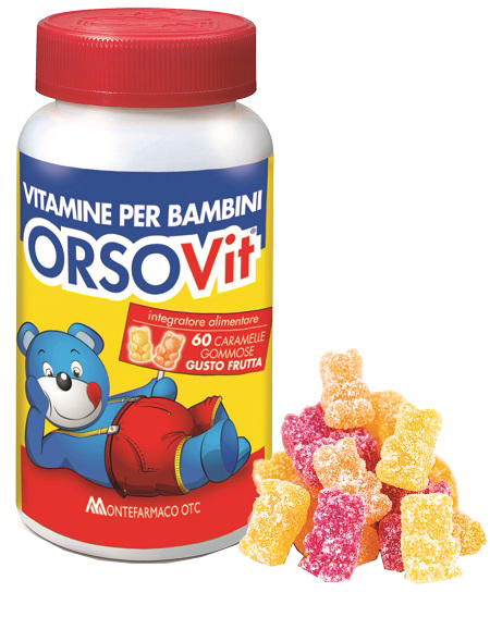 ORSOVIT CARAMELLE GOMMOSE VITAMINA BB SENZA GLUTINE 60 PEZZI - dottorbianchi.it