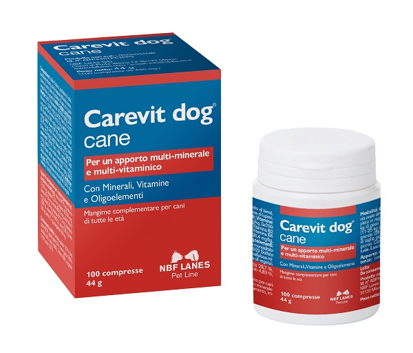 CAREVIT DOG FLACONE 100 COMPRESSE APPETIBILI - dottorbianchi.it
