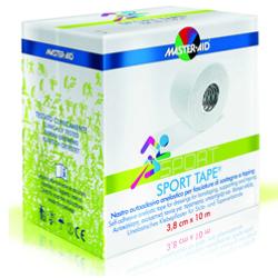NASTRO AUTOADESIVO ANELASTICO PER FASCIATURE DI SOSTEGNO E TAPING MASTER-AID SPORT 3,8X10 - dottorbianchi.it