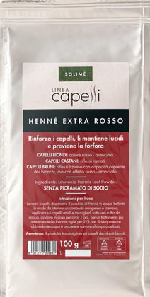 HENNE EXTRA ROSSO 100G - dottorbianchi.it