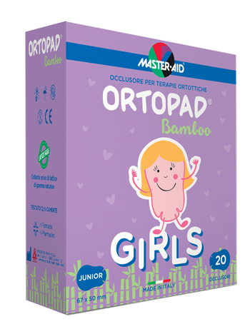 CEROTTO OCULARE PER ORTOTTICA ORTOPAD GIRLS JUNIOR 5X6,7 20 PEZZI - dottorbianchi.it