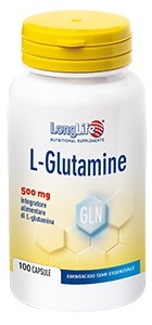 LONGLIFE L-GLUTAMINE 100 CAPSULE - dottorbianchi.it