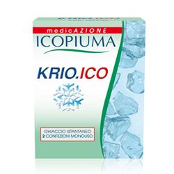 GHIACCIO ISTANTANEO MONOUSO ICOPIUMA KRIO 2 BUSTE - dottorbianchi.it