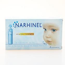 SOLUZIONE FISIOLOGICA PER ASPIRATORE NASALE NARHINEL 20 FIALE DA 5ML - dottorbianchi.it