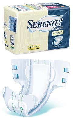 PANNOLONE PER INCONTINENZA A MUTANDINA SERENITY CLASSIC FORMATO SUPER TAGLIA LARGE 30 PEZZI - dottorbianchi.it