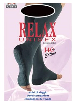 RELAX UNISEX 140 GAMBALETTO COTTON PUNTA APERTA NATUR 3 L - dottorbianchi.it