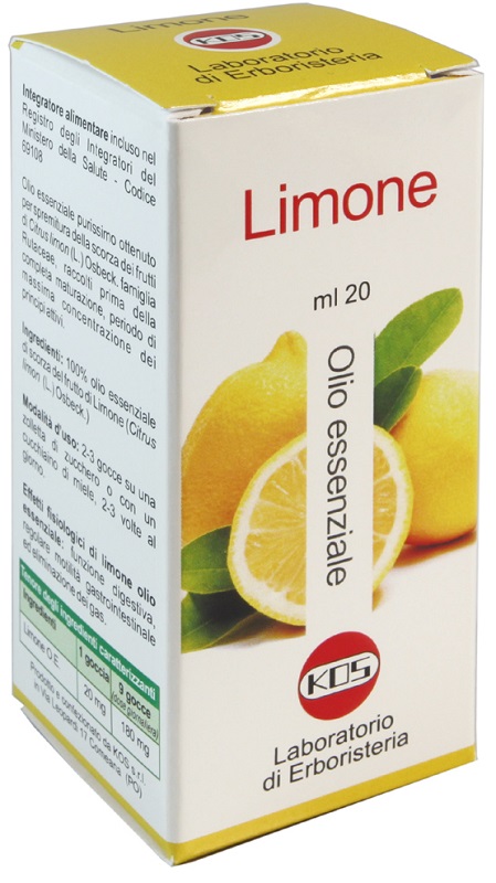 LIMONE OLIO ESSENZIALE 20 ML - dottorbianchi.it