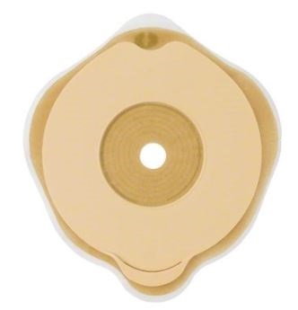 PLACCA PIANA FLEXIMA KEY 60 MM CON PROTETTORE CUTANEO IDROCOLLOIDALE E FLANGIA 5 PEZZI - dottorbianchi.it