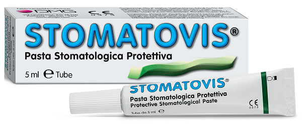 PASTA STOMATOLOGICA PROTETTIVA STOMATOVIS STOMATITI AFTOSE 5 ML - dottorbianchi.it
