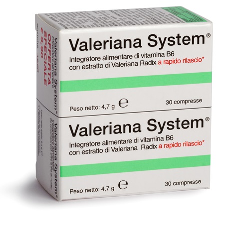 VALERIANA SYSTEM 30 COMPRESSE + 30 COMPRESSE - dottorbianchi.it