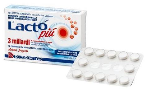 LACTO PIU 3 MILIARDI 12 COMPRESSE - dottorbianchi.it