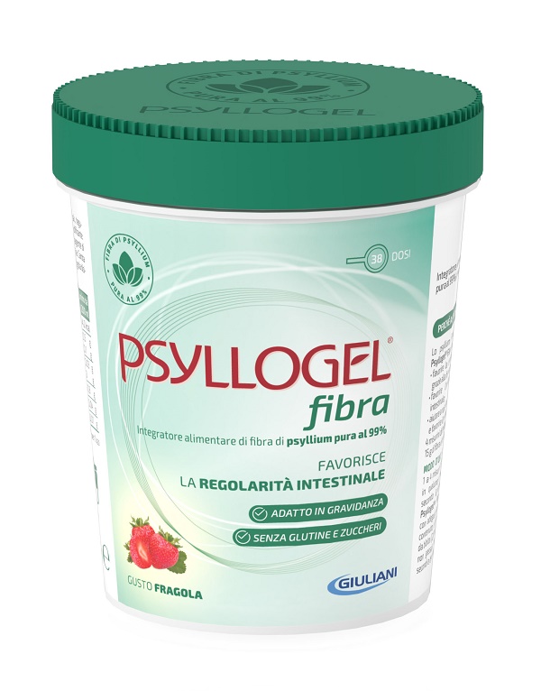 PSYLLOGEL FIBRA FRAGOLA VASO 170 G - dottorbianchi.it