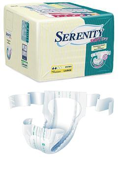 PANNOLONE PER INCONTINENZA SERENITY VESTE SD FORMATO SUPER TAGLIA MEDIUM 15 PEZZI - dottorbianchi.it