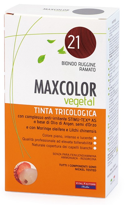 MAX COLOR VEGETAL 21 TINTURA 140 ML - dottorbianchi.it