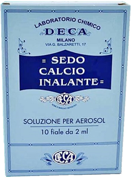 SEDO CALCIO INALANTE SOLUZIONE AEROSOL 10 FIALE 2 ML - dottorbianchi.it