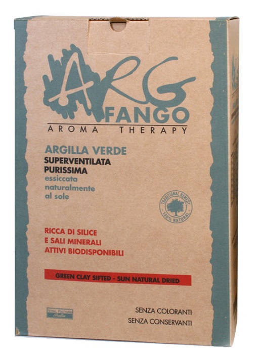 ARGFANGO AROMA THERAPY ARGILLA VERDE SUPERVENTILATA PURISSIMA 1 KG - dottorbianchi.it