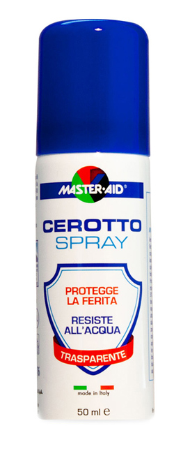 CEROTTO SPRAY MASTER-AID FLACONE 50ML CIRCA 80 APPLICAZIONI - dottorbianchi.it