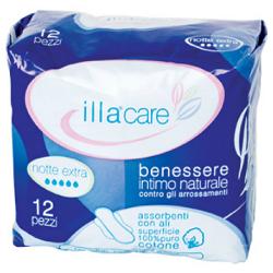ILLA CARE ASSORBENTE NOTTE EXTRA 12 PEZZI - dottorbianchi.it