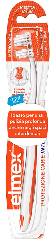 ELMEX INTERX SPAZZOLINO PROTEZIONE CARIE TESTINA CORTA - dottorbianchi.it