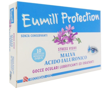 EUMILL PROTECTION GOCCE OCULARI 10 FLACONCINI MONODOSE 0,5 ML - dottorbianchi.it