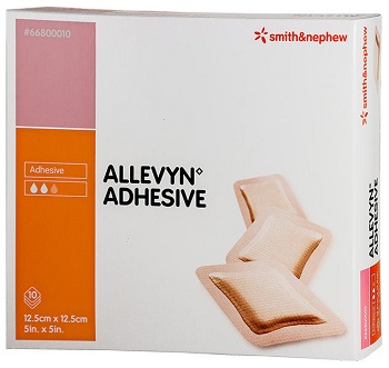 MEDICAZIONE IDROCELLULARE STERILE ALTAMENTE ASSORBENTE ADESIVA IN SCHIUMA DI POLIURETANO 12,5X12,5CM 10 PEZZI - dottorbianchi.it