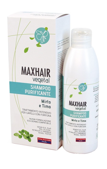 MAXHAIR VEGETAL SHAMPOO PURIFICANTE 200 ML - dottorbianchi.it