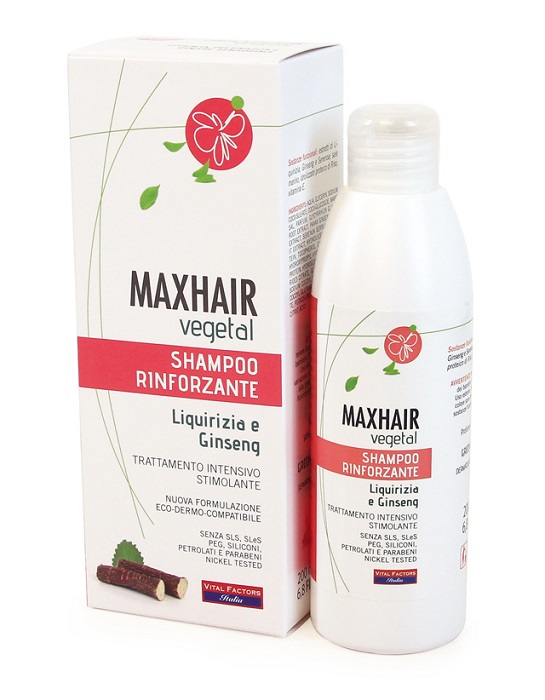 MAXHAIR VEGETAL SHAMPOO RINFORZANTE 200 ML - dottorbianchi.it