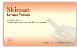 SKINSAN LAVANDA VAGINALE 4 FLACONI 140 ML + 4 CANNULE VAGINALI MONOUSO IN BLISTER - dottorbianchi.it