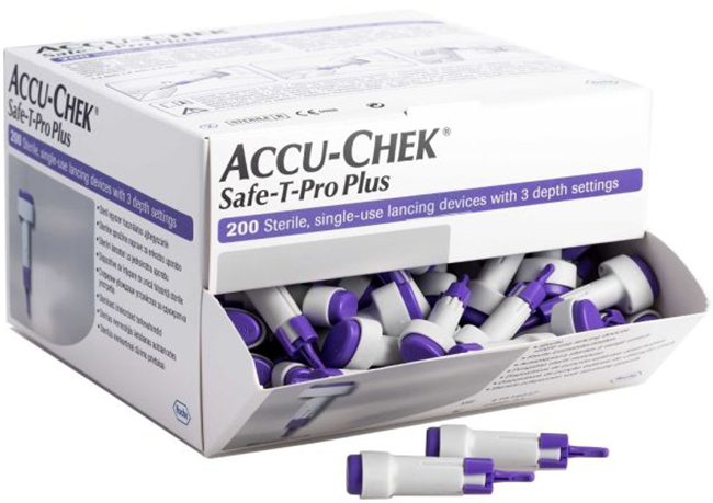 LANCETTE PUNGIDITO ACCU-CHEK SAFE T PRO PLUS PD 200 PEZZI - dottorbianchi.it
