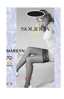 MARILYN 70 SHEER CALZA AUTOREGGENTE NERO 4 - dottorbianchi.it