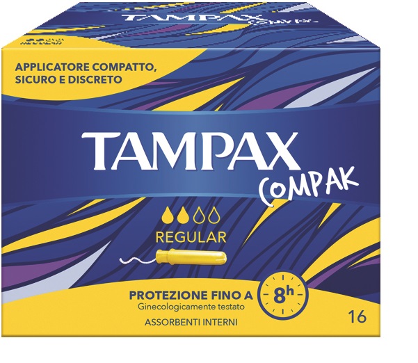 TAMPAX COMPAK REGULAR 16 PEZZI - dottorbianchi.it