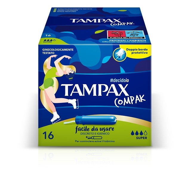 TAMPAX COMPAK SUPER 16 PEZZI - dottorbianchi.it