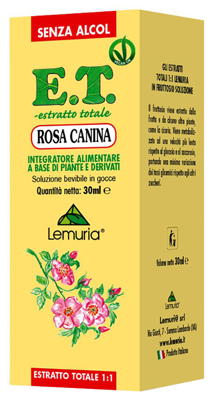 ET ESTRATTO TOTALE ROSA CANINA 30 ML SENZA ALCOL - dottorbianchi.it