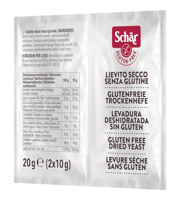 SCHAR LIEVITO SECCO 2 BUSTINE DA 10 G - dottorbianchi.it