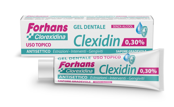 FORHANS CLEXIDIN COLLUTORIO IN GEL ALLA CLOREXIDINA 0,30% 30 - dottorbianchi.it