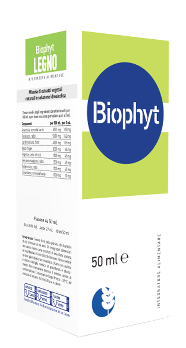 BIOPHYT LEGNO 50 ML SOLUZIONE IDROALCOLICA - dottorbianchi.it
