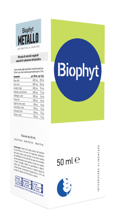 BIOPHYT METALLO 50 ML SOLUZIONE IDROALCOLICA - dottorbianchi.it