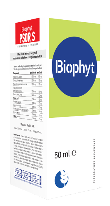 BIOPHYT PSOR S 50 ML SOLUZIONE IDROALCOLICA - dottorbianchi.it