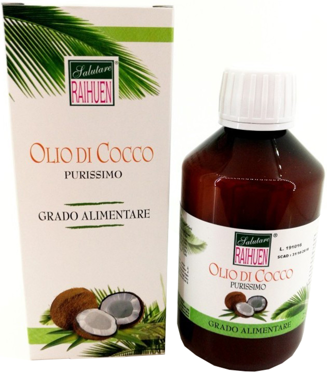 RAIHUEN OLIO COCCO GRADO ALIMENTARE 100 ML - dottorbianchi.it